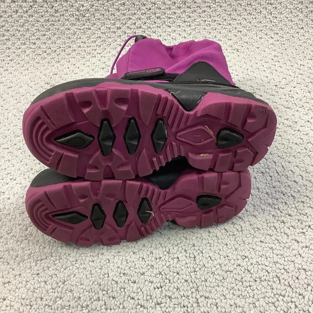 Kamik Snow Boots Youth Size 1 Purple Waterproof Insulated Winter 14083-VIO